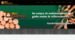 Desktop Screenshot of melmadeiras.com